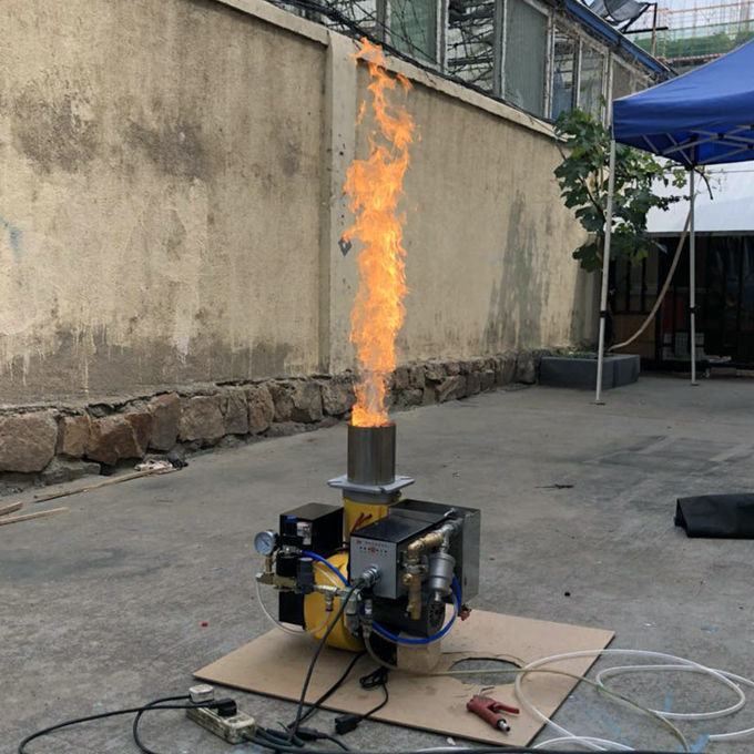 Forno de queima de óleo usado vertical para cima 8 bar Pressão de trabalho Baixo consumo 0